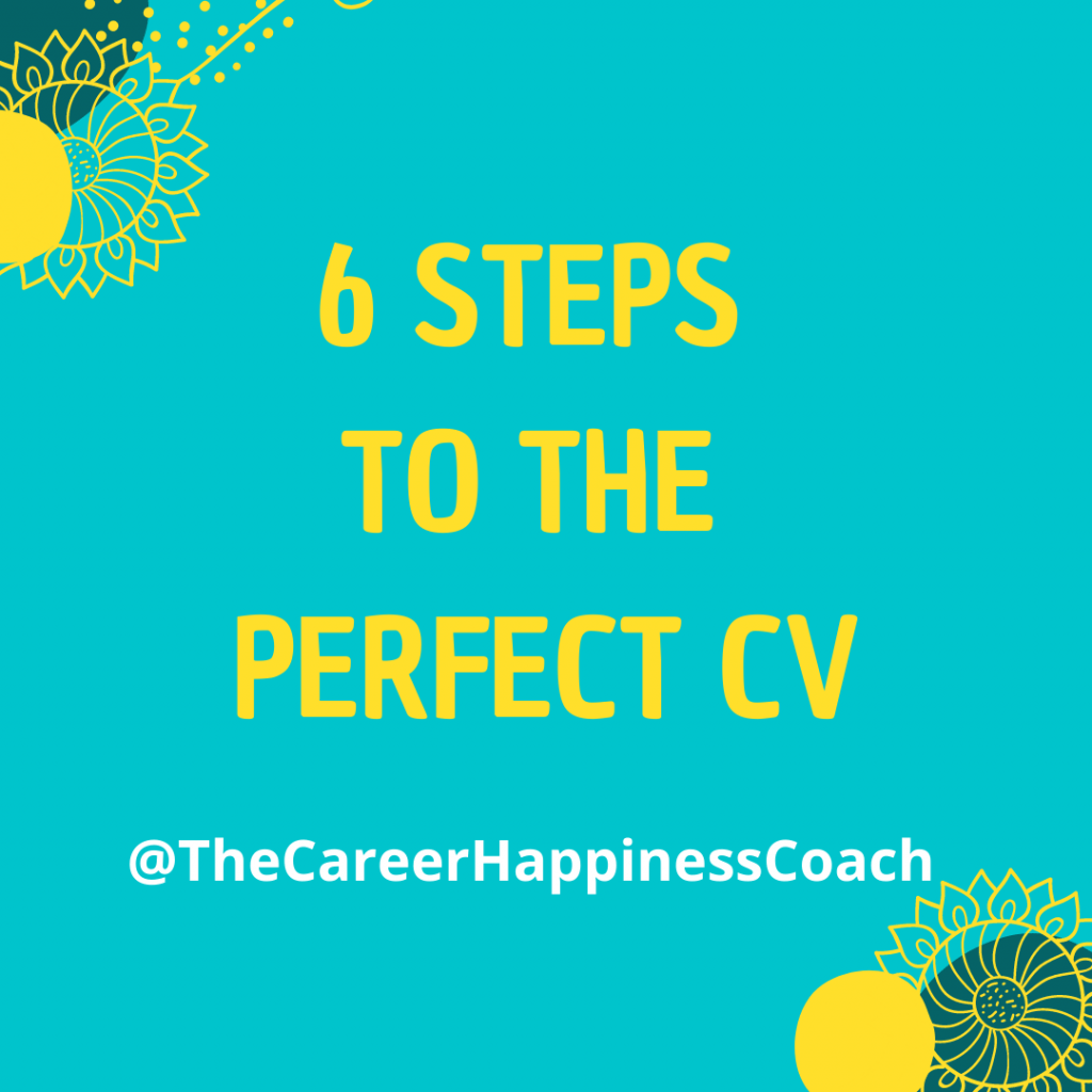6 steps to the perfect cv